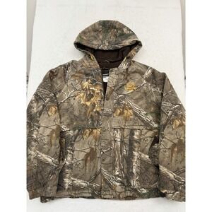 Realtree Bomber Jacket Coat Men's 2XL Xtra Hunting Insulated Camo Warm CLEAN